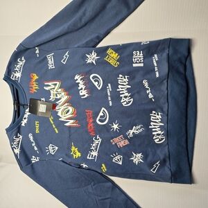 Blue Graphic Kids Sweatshirt